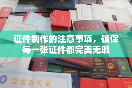 德兴证件制作的注意事项，确保每一张证件都完美无瑕