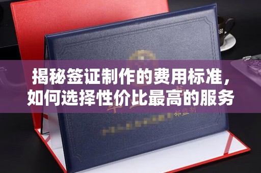 德兴揭秘签证制作的费用标准，如何选择性价比最高的服务？