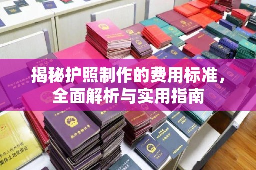 德兴揭秘护照制作的费用标准，全面解析与实用指南