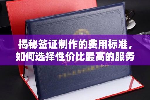 德兴揭秘签证制作的费用标准，如何选择性价比最高的服务？