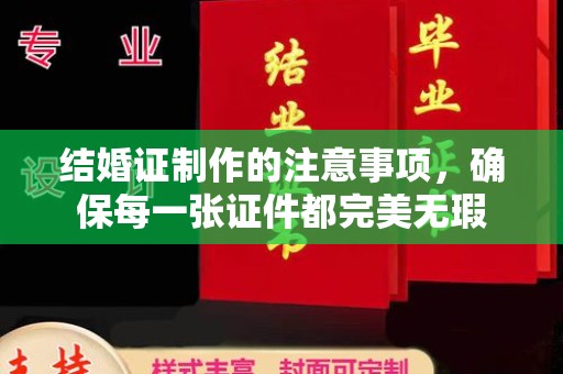 德兴结婚证制作的注意事项，确保每一张证件都完美无瑕