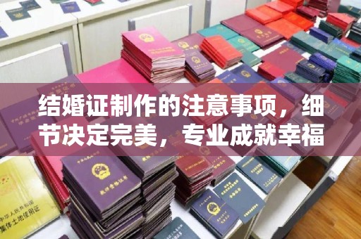 德兴结婚证制作的注意事项，细节决定完美，专业成就幸福